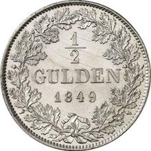 1/2 guldena 1849   
