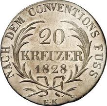 20 Kreuzer 1828  EK 
