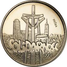 100000 Zlotych 1990 MW   "Gewerkschaft Solidarität" (Probe)