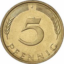 5 Pfennig 1973 J  