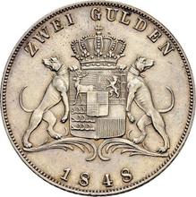 2 Gulden 1848  D 