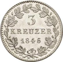3 Kreuzer 1846   