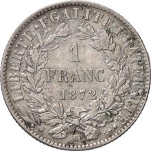 1 frank 1872 K  