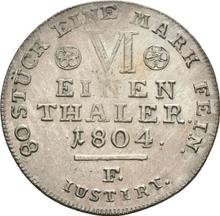 1/6 Thaler 1804  F 