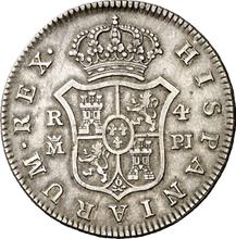 4 Reales 1782 M PJ 