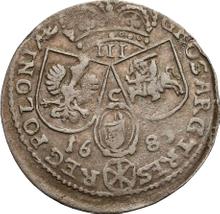 3 Gröscher 1685    "Porträt mit Krone"