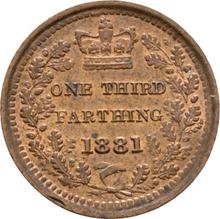 Third Farthing 1881   