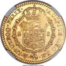 2 Escudos 1784 Mo FM 
