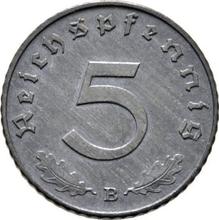 5 Reichspfennig 1943 B  