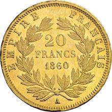 20 Francs 1860 A  