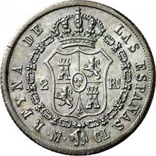 2 Reales 1848 M CL 