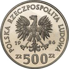 500 eslotis 1986 MW  SW "Vladislao I de Polonia" (Pruebas)