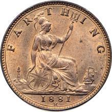 Farthing 1881 H  