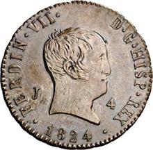4 Maravedís 1824 J  