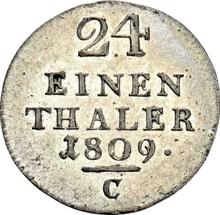 1/24 Thaler 1809 C   "Crown without ribbons"
