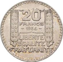 20 francos 1934   
