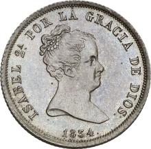 4 Reales 1834 M DG 