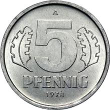 5 Pfennig 1978 A  