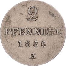 2 fenigi 1836 A  