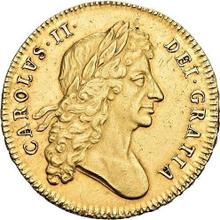 Five guineas 1678    "Second laureate bust"