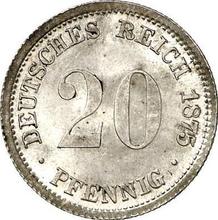 20 Pfennig 1875 D  