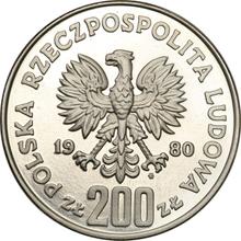 200 Zlotych 1980 MW   "Bolesław I der Tapfere" (Probe)