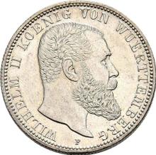 2 марки 1893 F   "Вюртемберг"