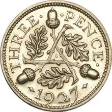 3 Pence 1927   