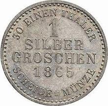 1 silbergroschen 1865   