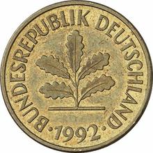 5 Pfennig 1992 D  