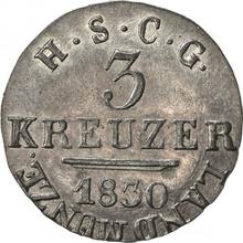 3 Kreuzer 1830  EK 