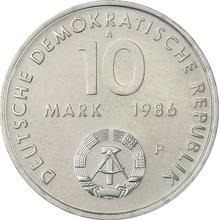 10 marcos 1986 A   "Ernst Thälmann"