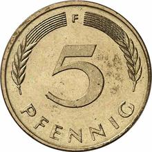 5 Pfennig 1988 F  