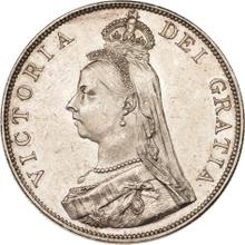 Double Florin 1889   JEB "Jubilee Head"