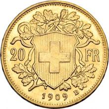 20 Francs 1909 B   "Vreneli"