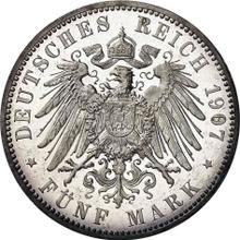 5 Mark 1907 J   "Hamburg"