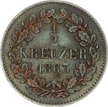 1/2 Kreuzer 1863   