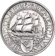3 Reichsmark 1927 A   "Bremerhaven"
