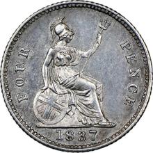 4 пенса (1 Грот) 1837   