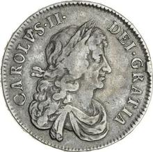 Halfcrown 1668    "Third laureate bust"