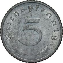 5 Reichspfennig 1943 F  