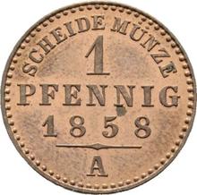 1 Pfennig 1858 A  