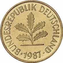 5 Pfennig 1987 J  
