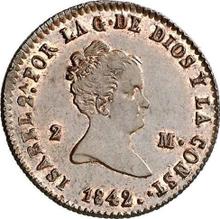 2 Maravedís 1842   