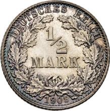 1/2 марки 1909 D  