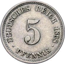 5 Pfennig 1898 D  
