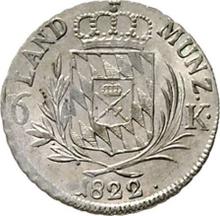 6 Kreuzer 1822   