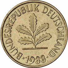 5 Pfennig 1988 F  