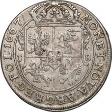 Ort (18 Groszy) 1667  TLB  "Straight shield"