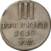 3 Pfennig 1810  F.W. 